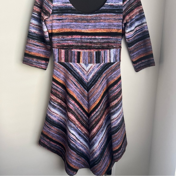 Maeve Kebren Anthropologie Striped Cotton Dress - Picture 13 of 16